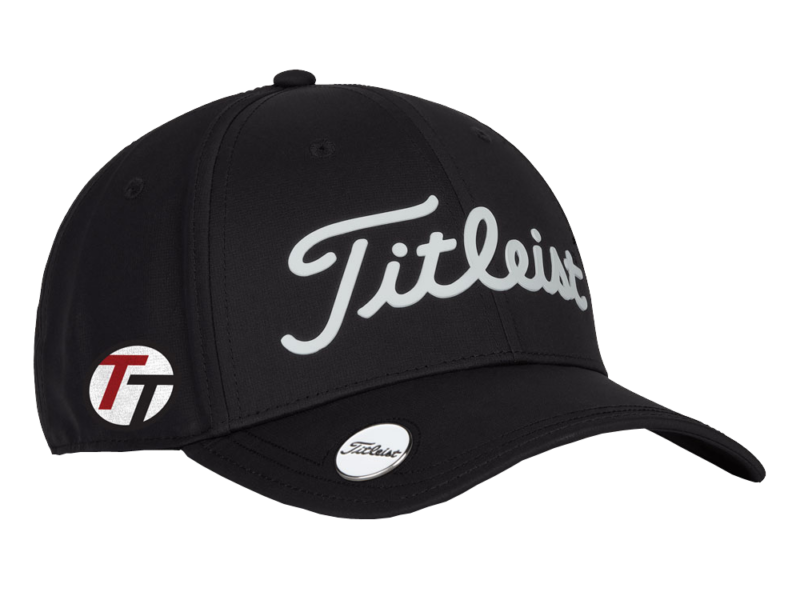 Black custom embroidered Titleist Ball Marker Cap