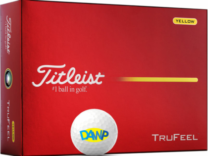 Titleist TruFeel Yellow Custom Printed Logo Golf Balls