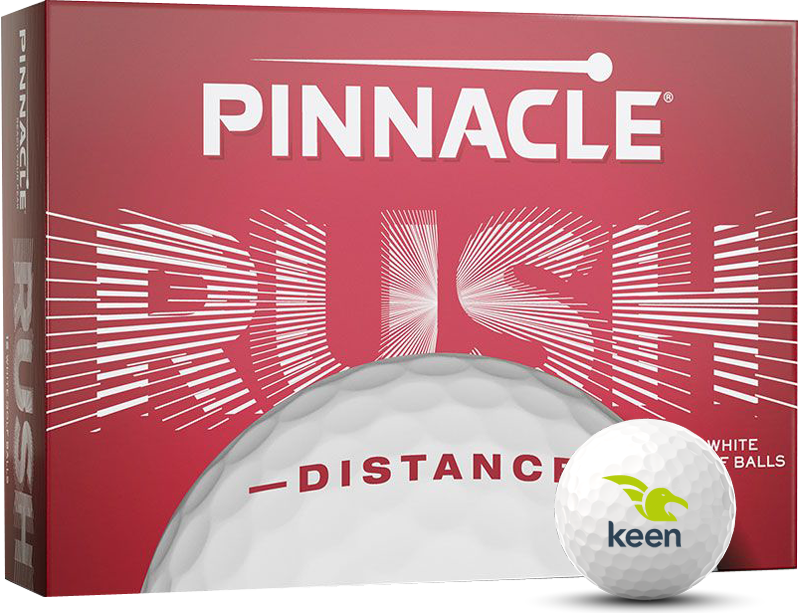 Custom Pinnacle Rush golf balls
