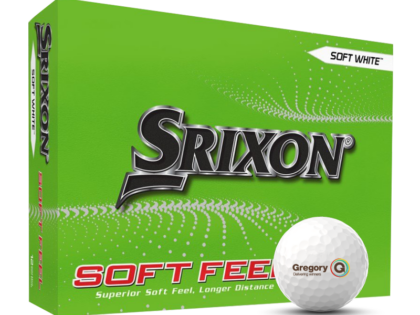Srixon Soft Feel golf balls with logo