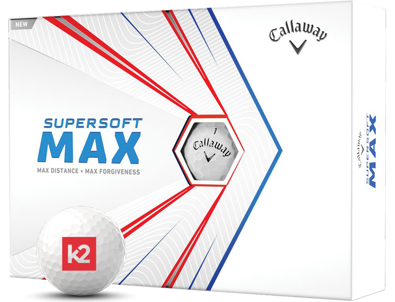 Callaway SUPERSOFT MAX custom logo golf balls
