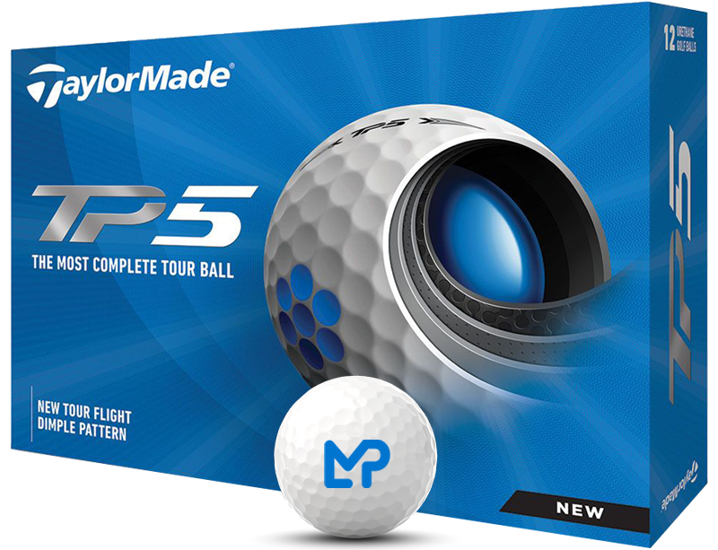 TaylorMade TP5 branded golf balls