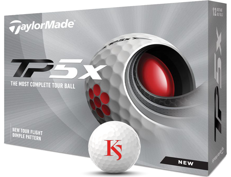 TaylorMade TP5x custom golf balls
