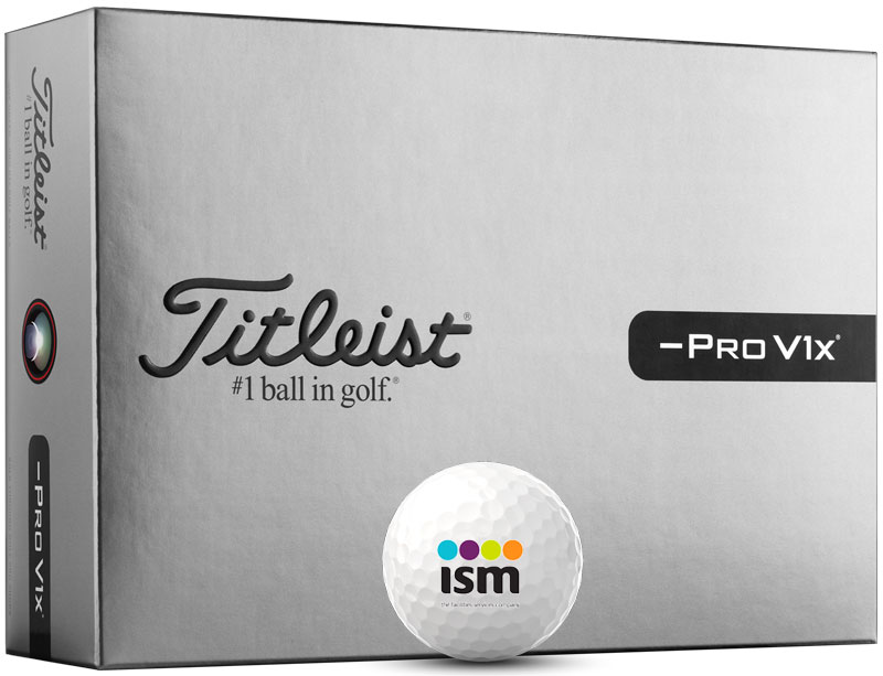 Titleist Pro V1x-Left Dash Custom Printed Logo Golf Balls