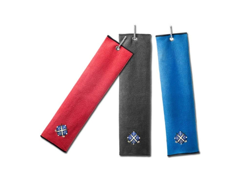 Microfibre Tri-Fold Waffle Golf Towel