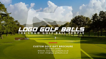 Logo Golf Balls corporate golf gifts & accessories brochure
